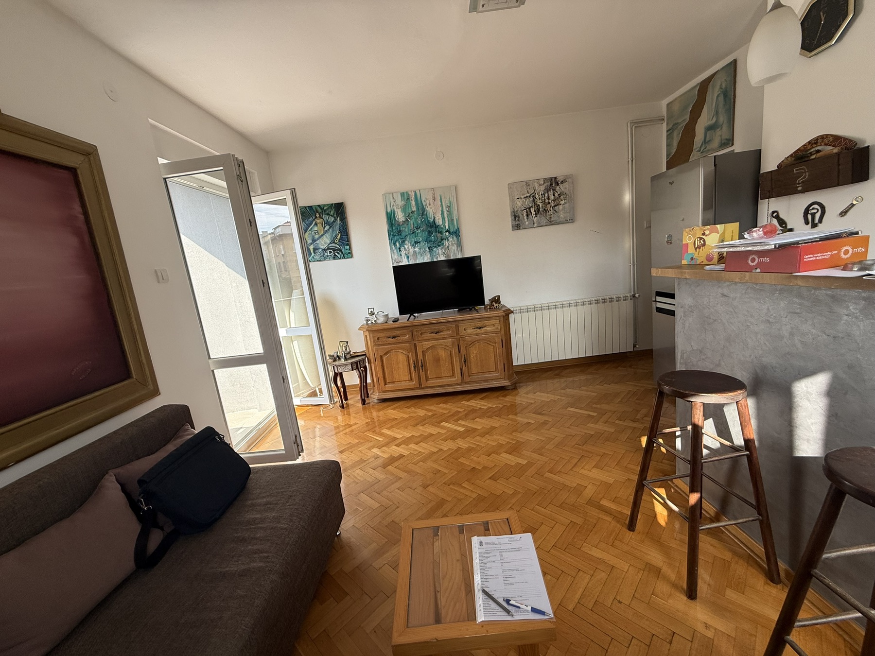 RENOVIRANA, UKNJIŽENA GARSONJERA, VRAČAR ID#44075